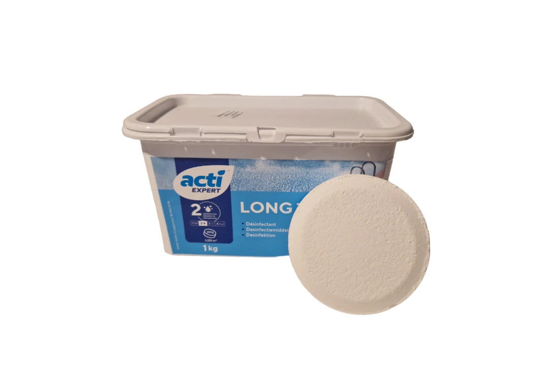 Acti Acti Long Tab Chloor Tabletten 1kg - 250 Grams 2 Acti Acti Long Tab Chloor Tabletten 1kg - 250 Grams - Afbeelding 2