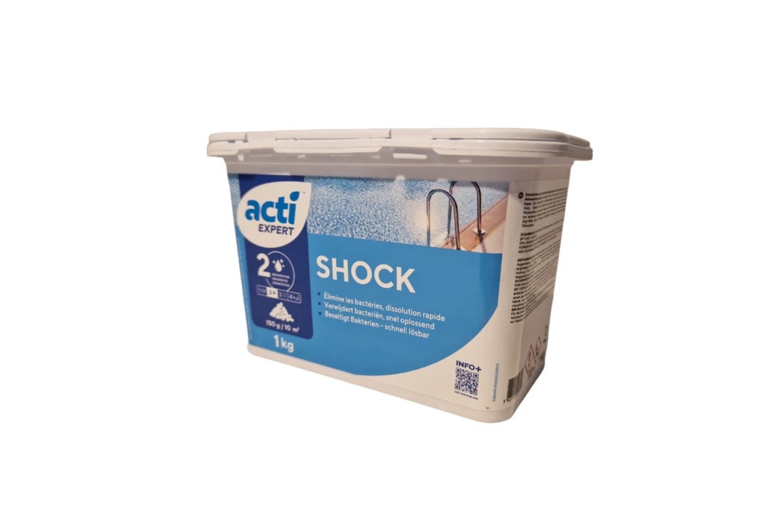 Acti Acti Shock Chloorpoeder 1kg 3 Acti Acti Shock Chloorpoeder 1kg - Afbeelding 3
