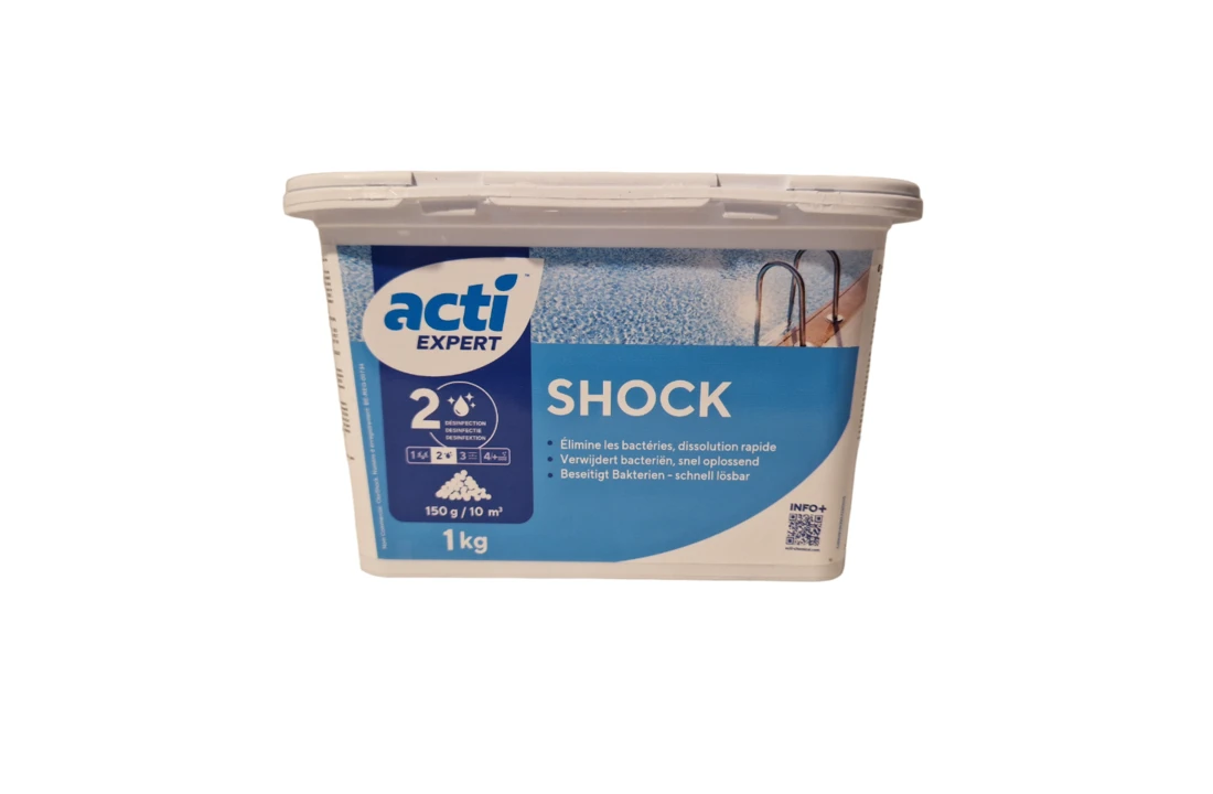 Acti Acti Shock Chloorpoeder 1kg 1 Acti Acti Shock Chloorpoeder 1kg