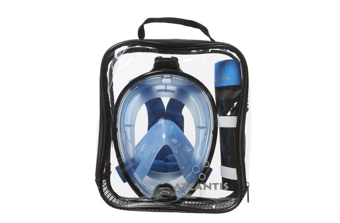 Aqua Lung Sport Snorkelmasker Atlantis Full Face Mask Zwart/Blauw 2 Aqua Lung Sport Snorkelmasker Atlantis Full Face Mask Zwart/Blauw - Afbeelding 2