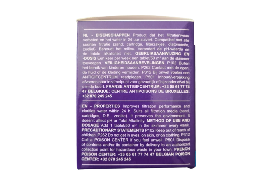 AQUANET - PISCIMAR Vlokmiddel Tabs - 240 Gr 4 AQUANET - PISCIMAR Vlokmiddel Tabs - 240 Gr - Afbeelding 4