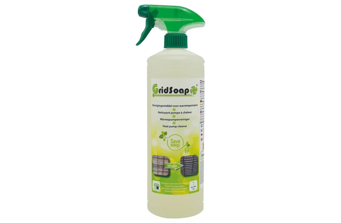 Grielzeep Gridsoap Grielzeep 1 Liter Met Handsprayer - Warmtepomp Reiniger 1 Grielzeep Gridsoap Grielzeep 1 Liter Met Handsprayer - Warmtepomp Reiniger