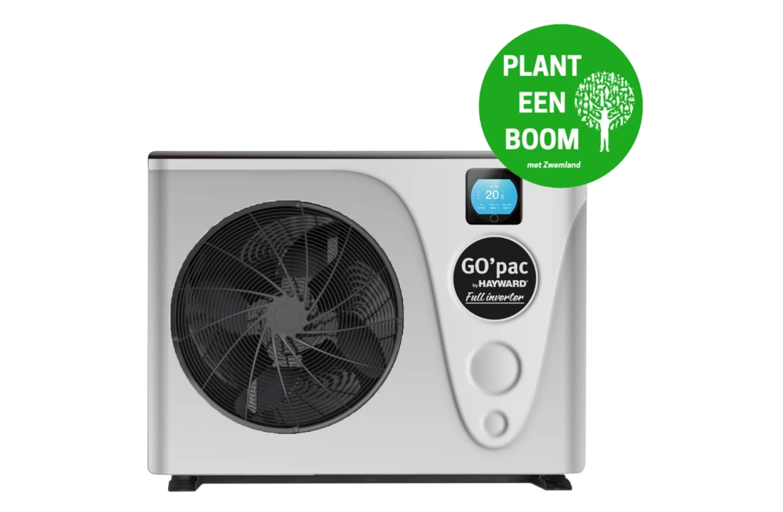 Hayward Hayward Go'Pac Full Inverter Warmtepomp 9kW 35m3 1 Hayward Hayward Go'Pac Full Inverter Warmtepomp 9kW 35m3