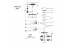 Lacron Lacron Zandfilter Hi Rate 15m3 -Hayward Verkoopwinkel lacron lacron zandfilter hi rate 15m3 2