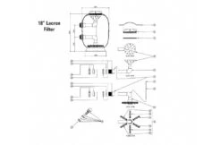 Lacron Lacron Zandfilter Hi Rate 9m3 -Hayward Verkoopwinkel lacron lacron zandfilter hi rate 9m3 2