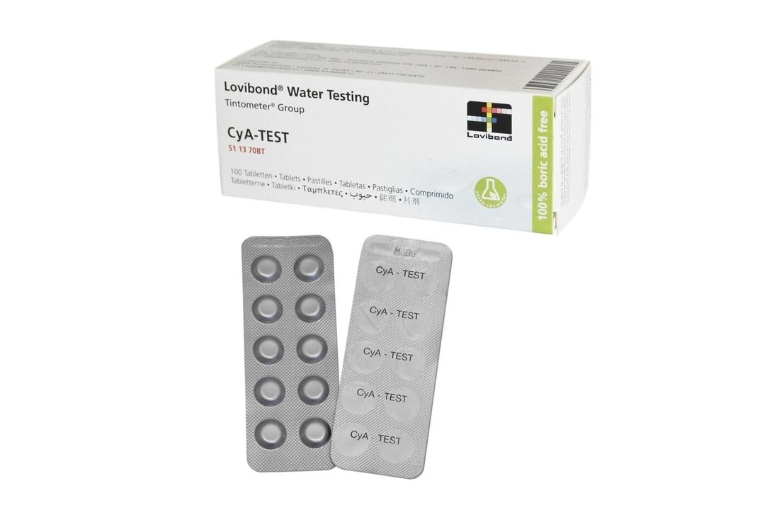 Lovibond Lovibond CyA - Cyaanuurzuur Tabletten - Stabilisator - 100 Stuks 1 Lovibond Lovibond CyA - Cyaanuurzuur Tabletten - Stabilisator - 100 Stuks