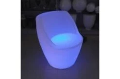 Poolstyle Lichtgevende RGB LED Stoel Met Zithoogte 55cm -Hayward Verkoopwinkel poolstyle lichtgevende rgb led stoel met zithoogte 2