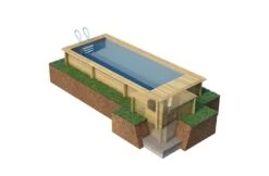 Proswell Houten Zwembaden Houten Urban Stadszwembad 6.00 X 2.50 X 1.33 Met Automatisch Rolluik -Hayward Verkoopwinkel proswell houten zwembaden houten urban stadszwemba 11