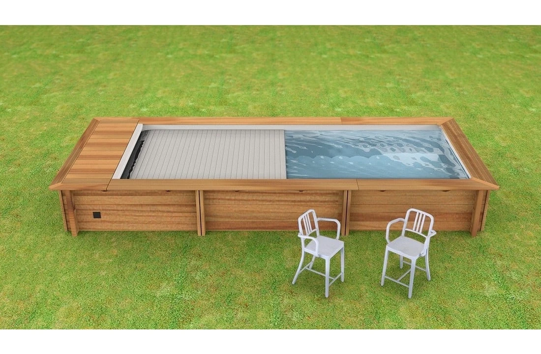 Proswell Houten Zwembaden Houten Urban Stadszwembad 6.50 X 3.50 X 1.33 Met Automatisch Rolluik 5 Proswell Houten Zwembaden Houten Urban Stadszwembad 6.50 X 3.50 X 1.33 Met Automatisch Rolluik - Afbeelding 5