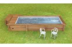 Proswell Houten Zwembaden Houten Urban Stadszwembad 6.00 X 2.50 X 1.33 Met Automatisch Rolluik -Hayward Verkoopwinkel proswell houten zwembaden houten urban stadszwemba 8