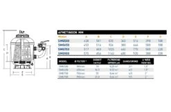 Superpool Superpool Zwembadfilter SMG650 650mm 16,5m3/u -Hayward Verkoopwinkel superpool superpool zwembadfilter smg650 650mm 165 4
