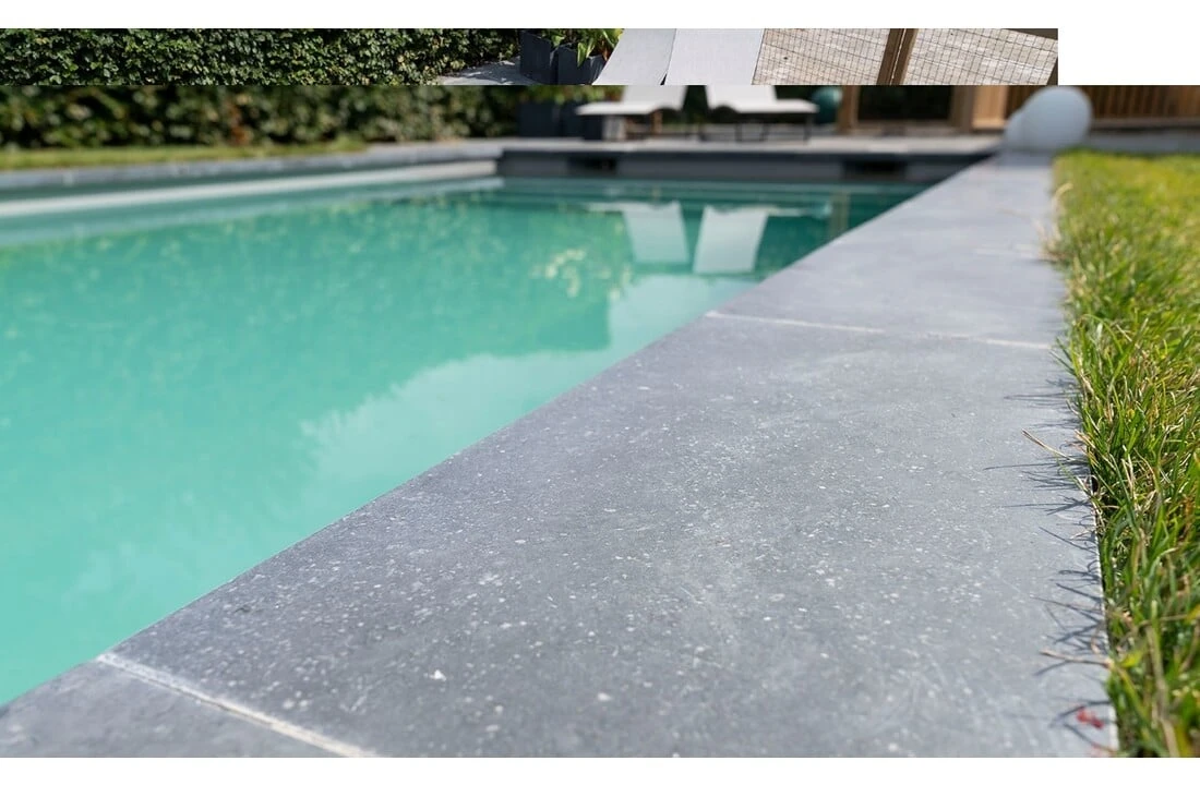 Terato Randsteen Rechte Neus - Asian Blue Geschuurd 4 Terato Randsteen Rechte Neus - Asian Blue Geschuurd - Afbeelding 4