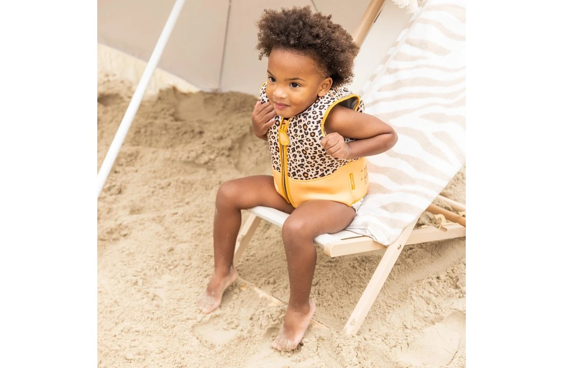 The Essentials Zwemvest Beige Panterprint 18-30 Kg 3 The Essentials Zwemvest Beige Panterprint 18-30 Kg - Afbeelding 3