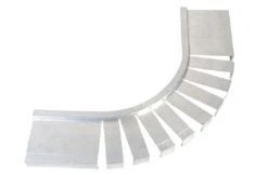 Zwembad Liner Hung Bocht Aluminium 50mm Horizontaal